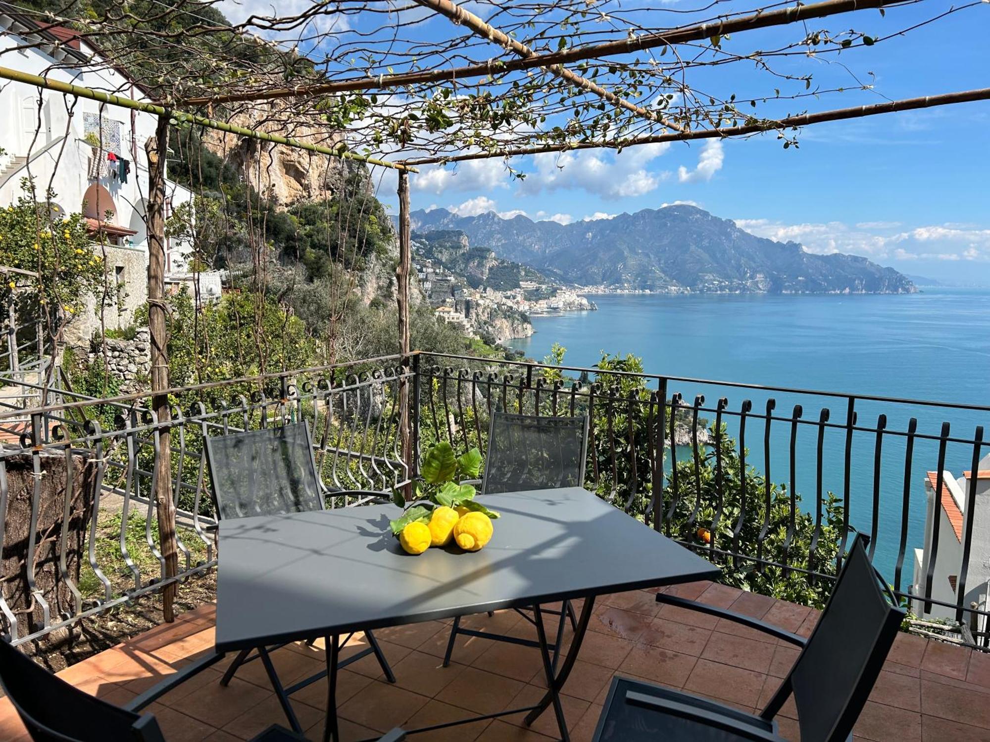 Вілла Amalfi 51 Con Vista Mare, Giardino E Terrazze Конка-дей-Марині Екстер'єр фото
