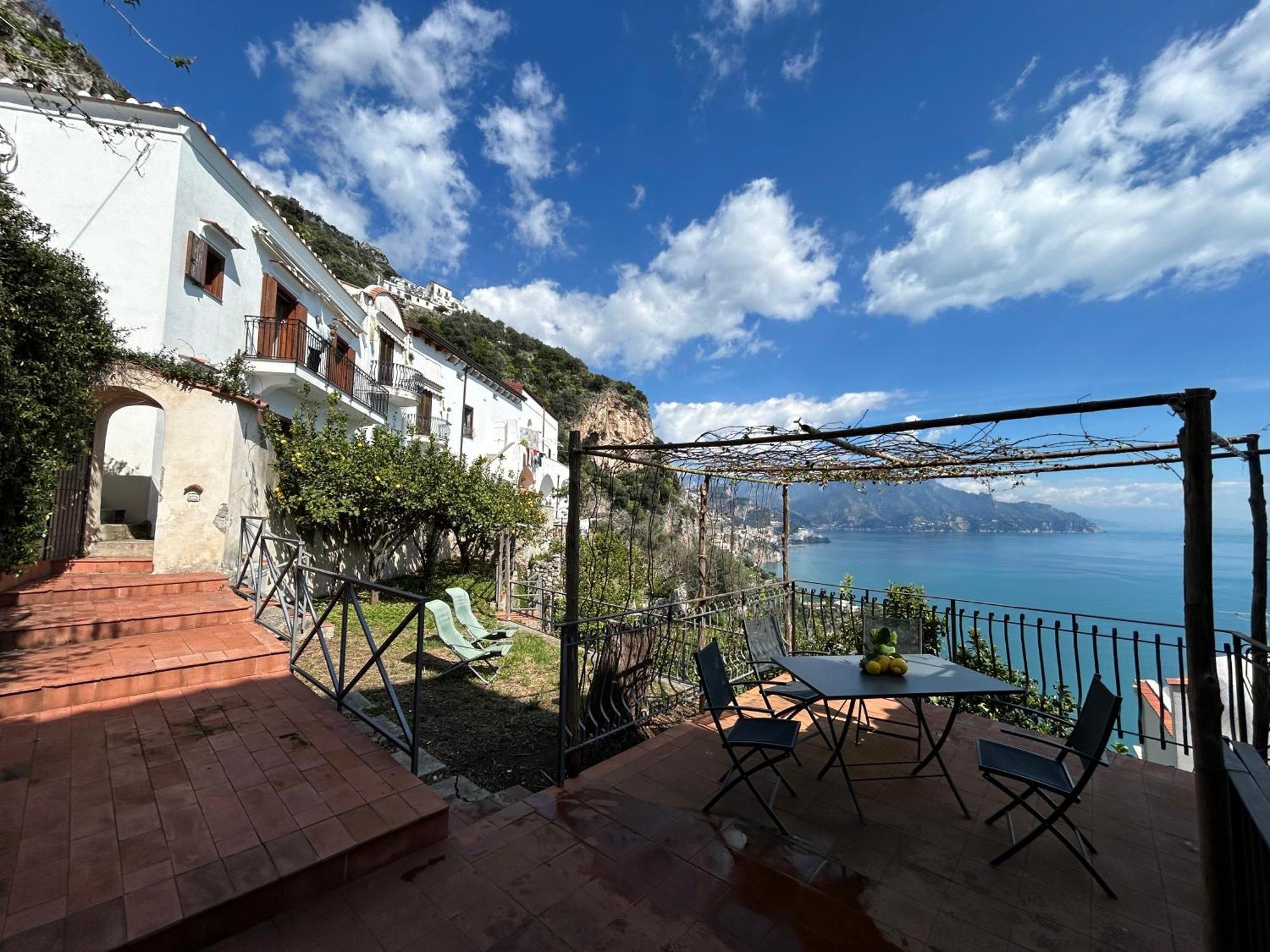 Вілла Amalfi 51 Con Vista Mare, Giardino E Terrazze Конка-дей-Марині Екстер'єр фото